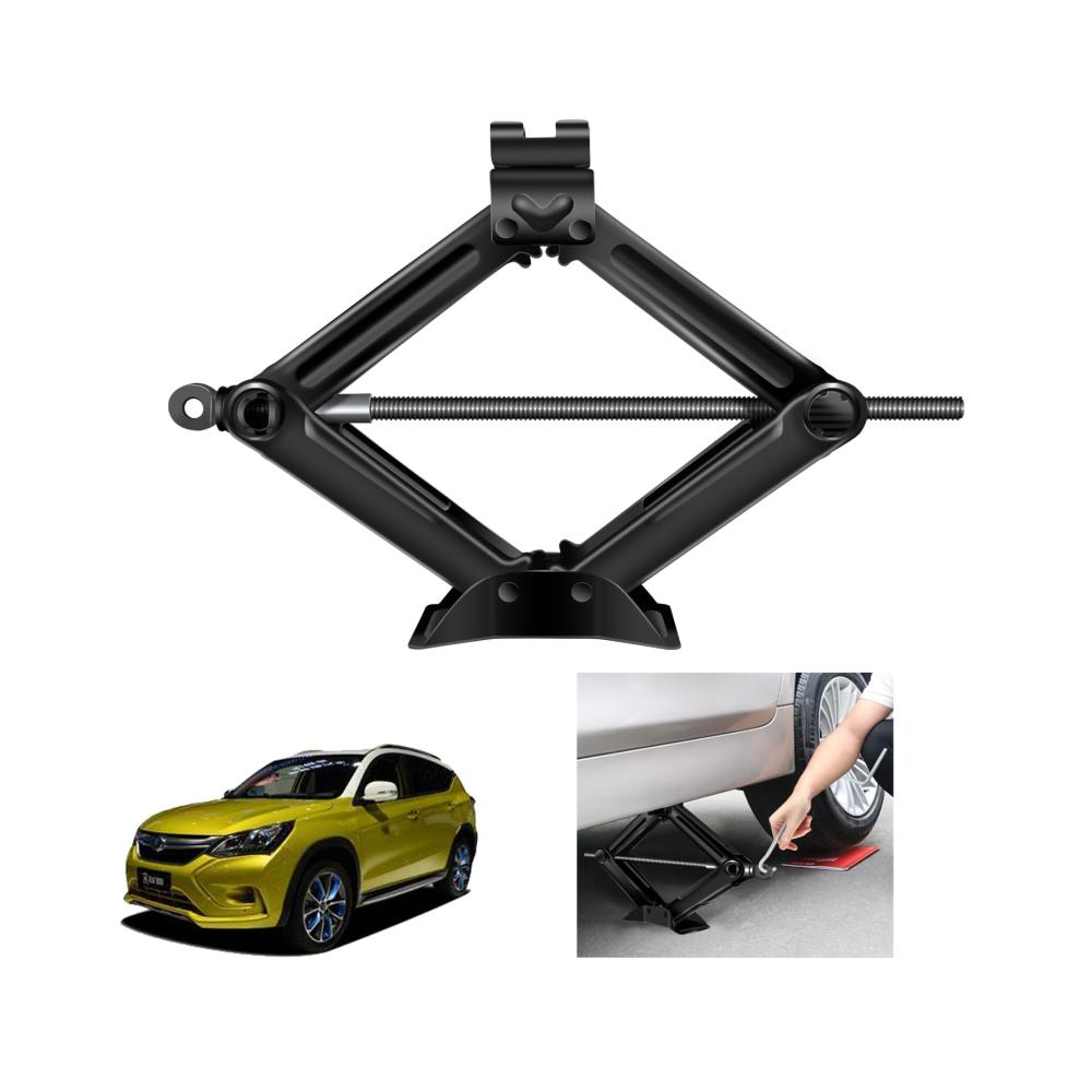 2 Tonnen Scherenwagenheber für Autos & Vans 360° drehbare Aufnahme Schnellhebel-System Stahl max. 39 cm Hubhöhe - Ideal für Bodenzüge & Reparaturen
