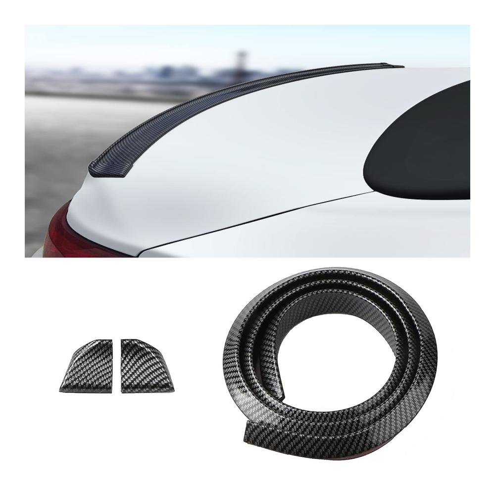 Auto-Heckspoilerlippe für Genesis Limousine/Coupé DH BH 2008–2017 15m Universaler Dach-Heckflügel Selbstklebend A-5cm Spoiler