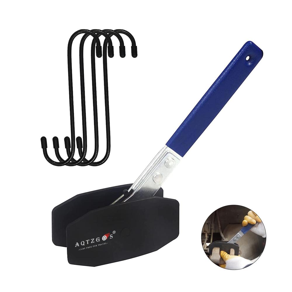 Professionelles Bremssattelwerkzeug-Set | Ratschen Bremskolben-Rückstell-Werkzeug mit 4 Bremsbelag-Ersatzhaken | Ideales Set für präzise Reparaturen und Austausch | Inklusive aktueller Schlagwörter