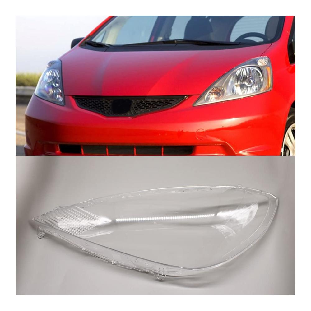 Hochwertige Scheinwerfer-Komplettsets für Honda Fit Jazz Hatchback 2008-2011 | Brillante Frontlicht-Abdeckungen für optimale Sichtbarkeit