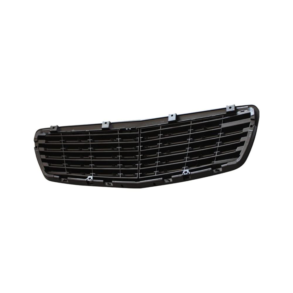 Kühlergrillspoiler für Mercedes Benz W211 E-Klasse | Glänzend Schwarz ABS | Stilvoller Frontgrill für E320 E350 E430 E500 | Upgrade 2002-2006 Modelle | Premium-Qualität und einfache Installation