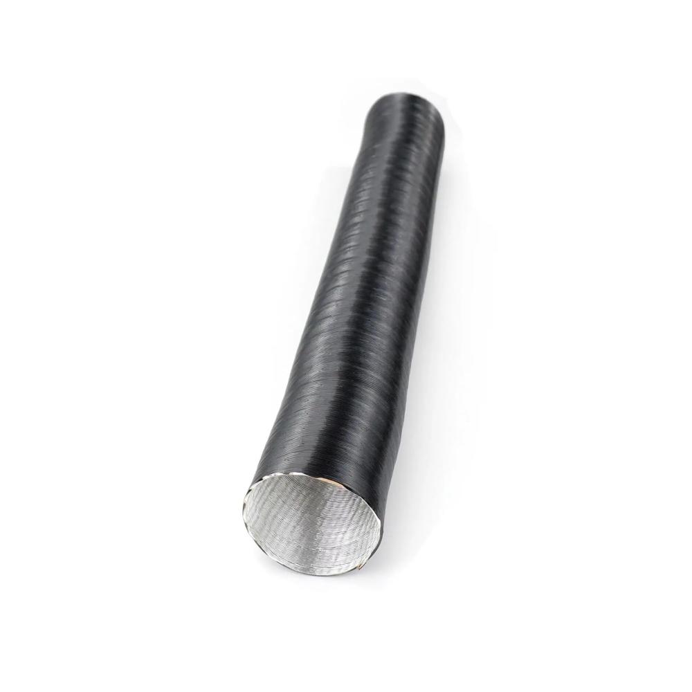 Premium 60mm Entlüftungsabdeckung & Heizungskanal-Rohr-Set in Schwarz für effiziente Luft-Diesel-Standheizungen von Webasto und Eberspacher Autoheizungen