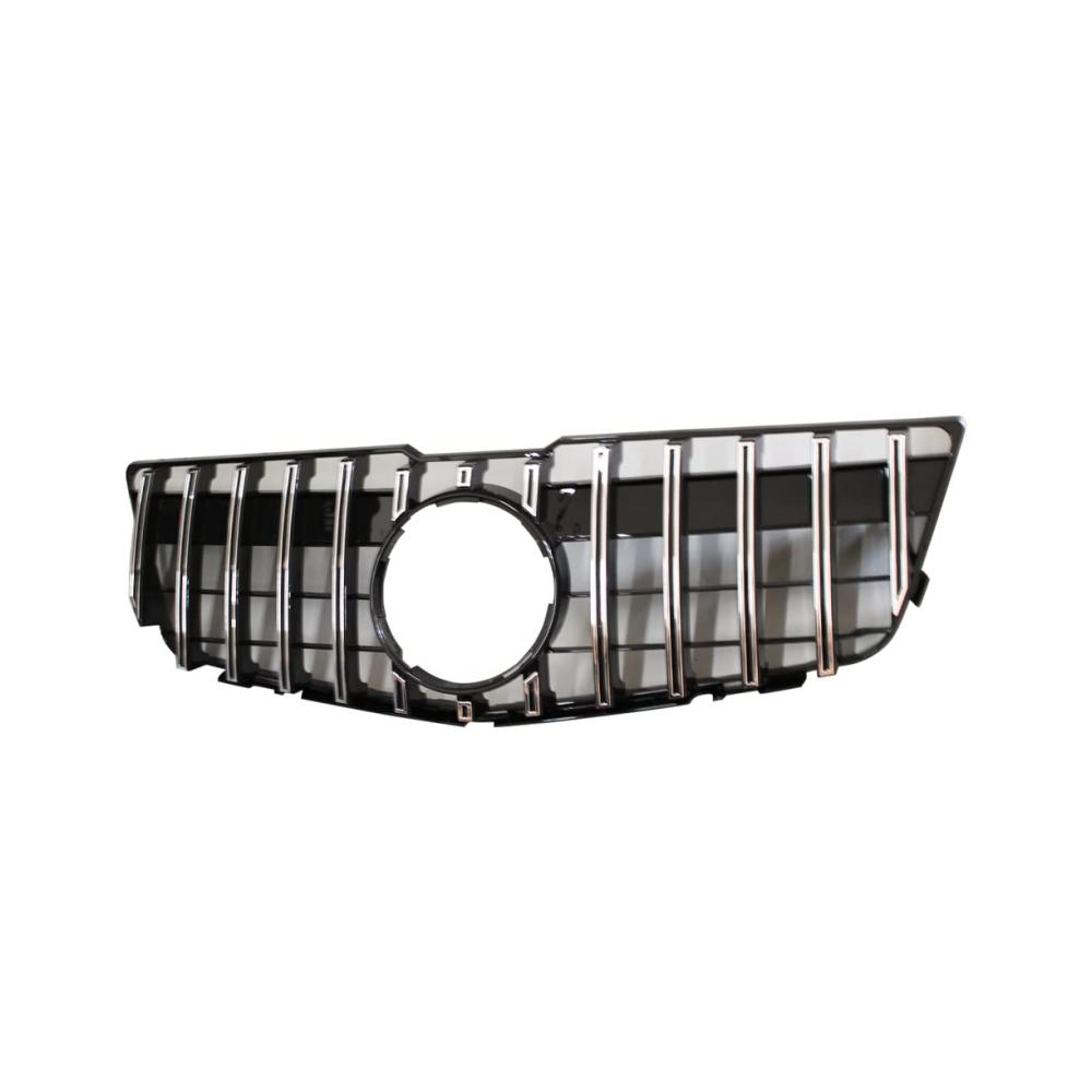 Frontgrillspoiler Sportlicher Racing Mesh Grill für Mercedes Benz GLK 2008-2012 GT Chrome - Verbessern Sie das Aussehen Ihres Fahrzeugs und steigern Sie die Leistung