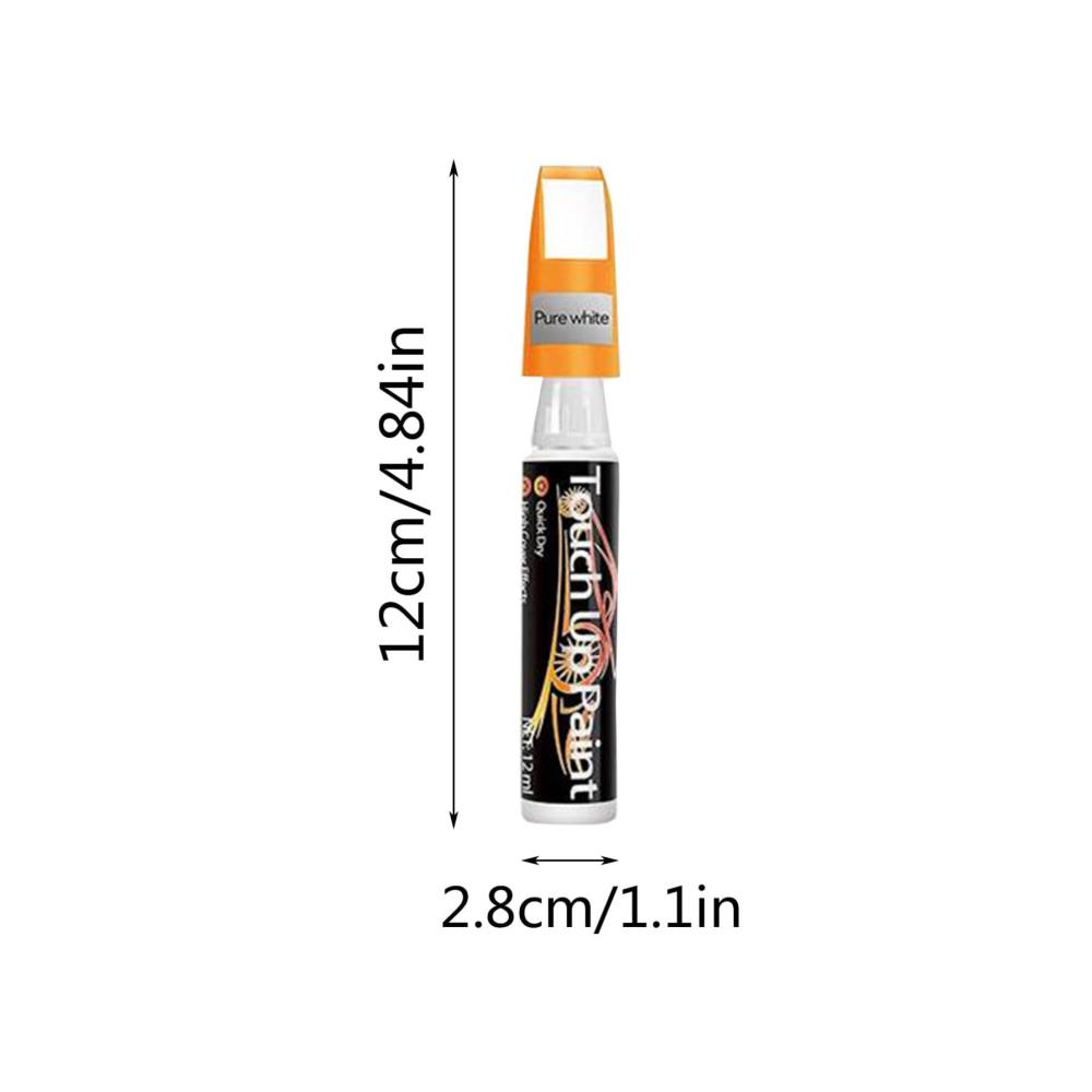 Hochwertige Lackstifte für Auto-Reparaturen | Kratzer leicht reparieren | Perfektes Finish in Weiß Schwarz & Silber | Auto Lackstift Set inklusive Pinsel