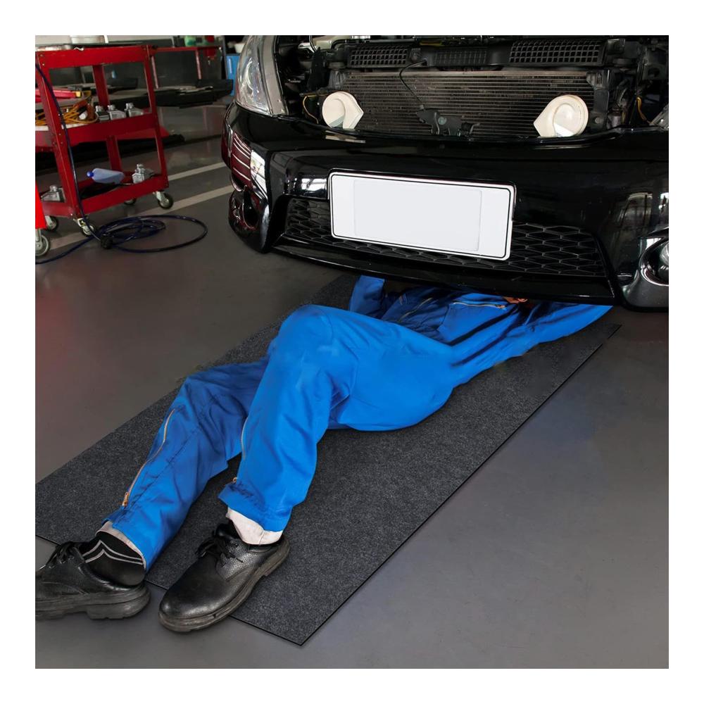 Antirutschmatten 180x90cm | Bodenschutzmatte für Auto Reparatur, Fitnessgeräte & Heimtrainer | Rutschfest & strapazierfähig | Multifunktionale Arbeitsmatte