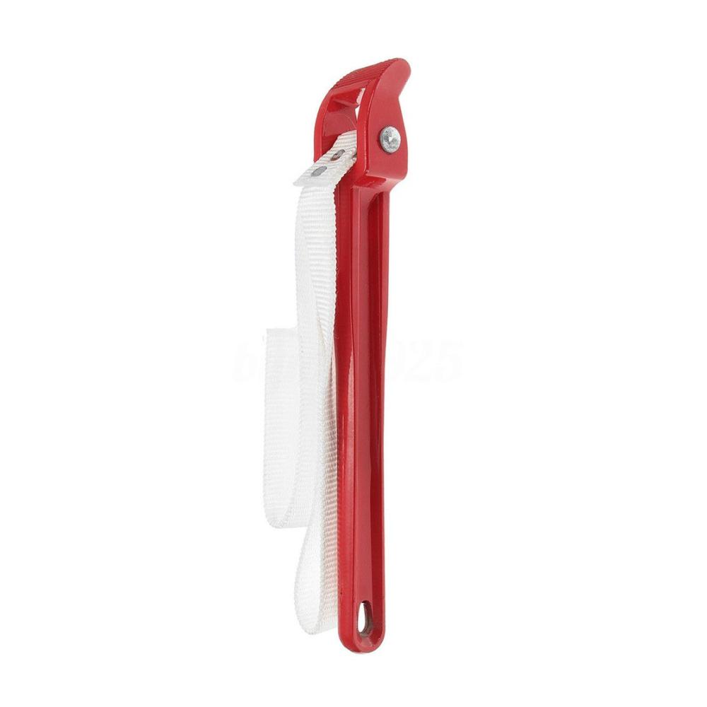 Sparen Sie Zeit und Aufwand mit unserem Ölfilterschlüssel-Set Anti-Gleit-Griff Riemenschlüssel Schraubenschlüssel - Mühelose Wartung mit Aluminiumbandschlüssel (rot