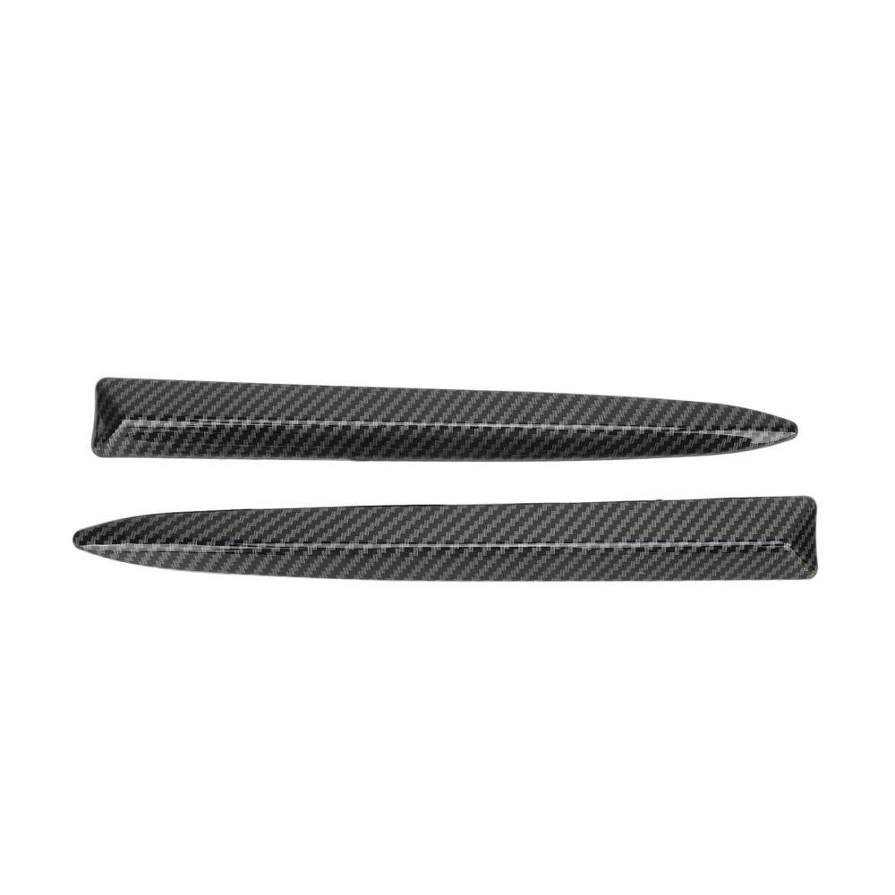 Hochwertige ABS-Carbon-Front- & Kühlergrille 1 Paar Obere Zierleiste für Vordere Stoßstange | Stilvolles Upgrade für Fiat 500 2007–2015 | Verbesserte Ästhetik & Luftzufuhr
