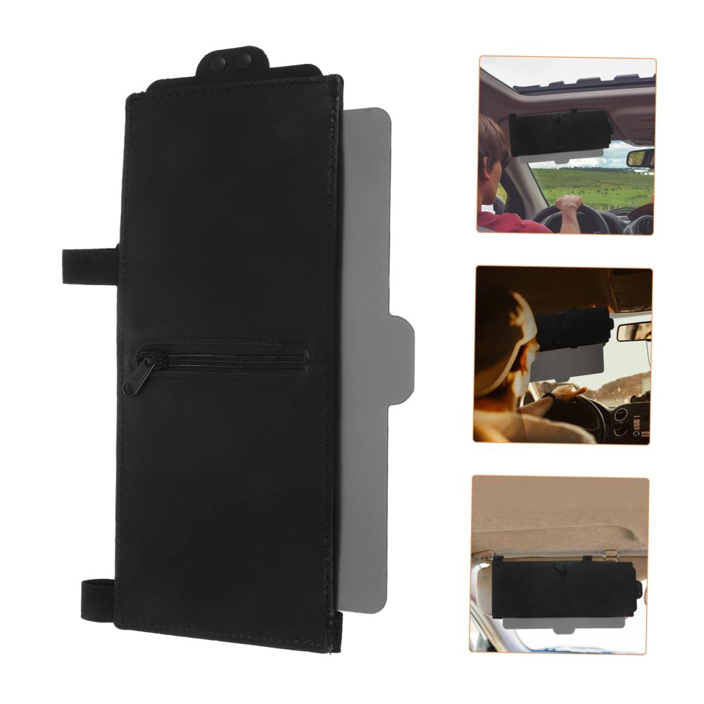 Auto Sonnenblende Reißverschluss Fensterschatten - Frontscheibe Visierverlängerung - Getönte Windschutzscheibenverlängerung - Sonnenschutz fürs Auto - Multifunktion Schallwand verlängern PP-Board - Premium Qualität