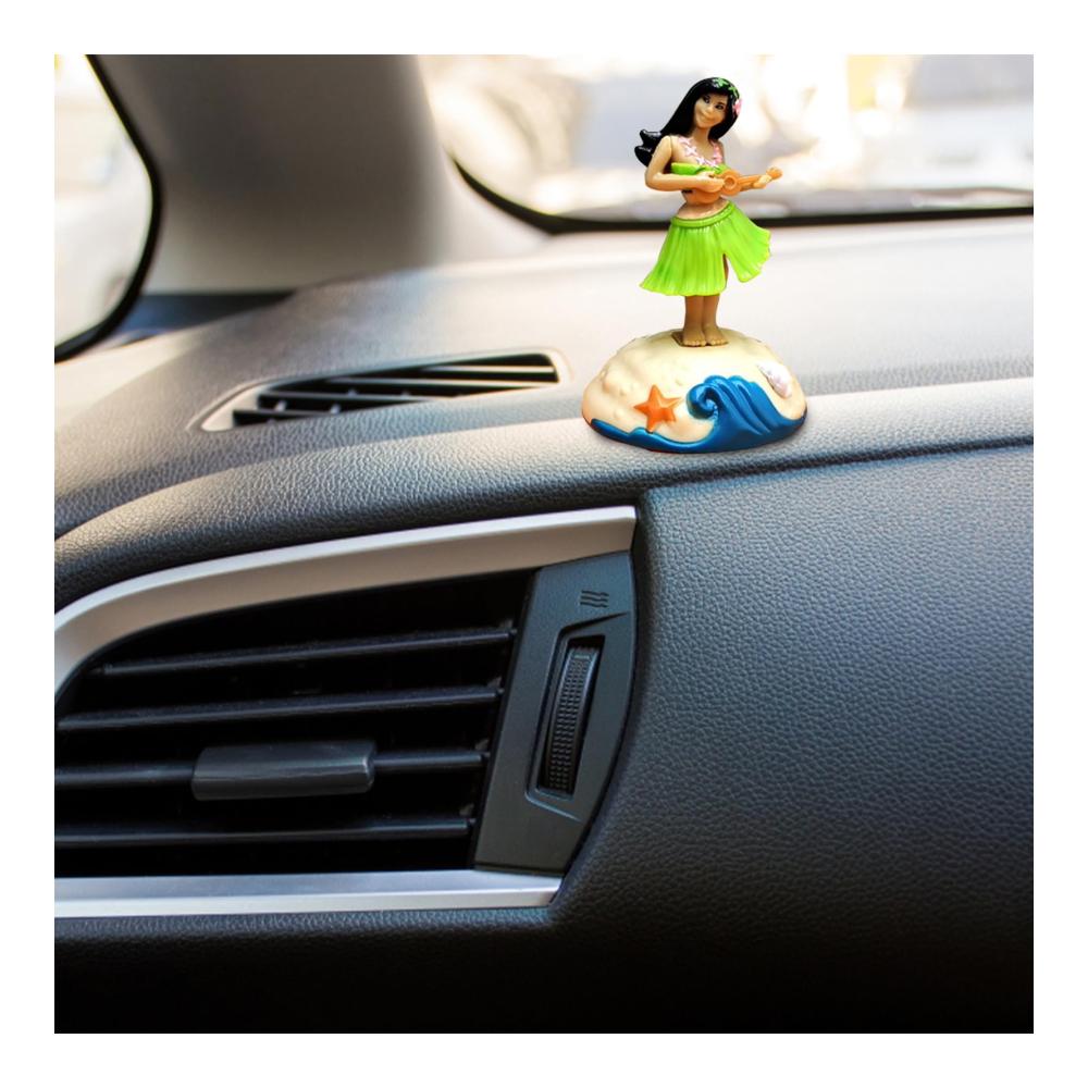 Cartoon Dekorationen fürs Armaturenbrett | Tanzendes Mädchen Kopfschüttelndes Ornament | Lustige Autoinnenraumfiguren für Road Trips und mehr
