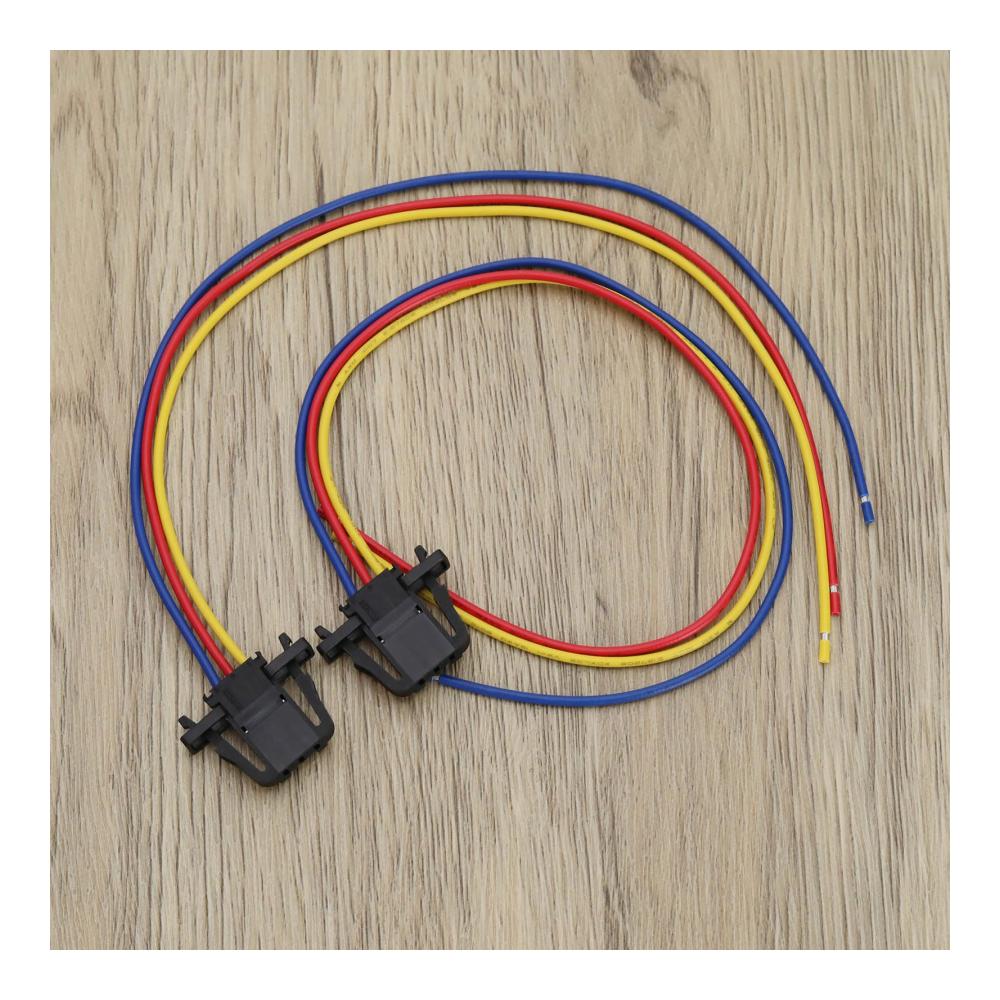 2er Set Rücklicht-Komplettsets für Golf & Passat | 3-poliger Steckverbinder Kabelbaum 1J0972703 | Vorverdrahtetes Reparaturkabel | Einfache Installation | Verbessern Sie die Sichtbarkeit & Sicherheit