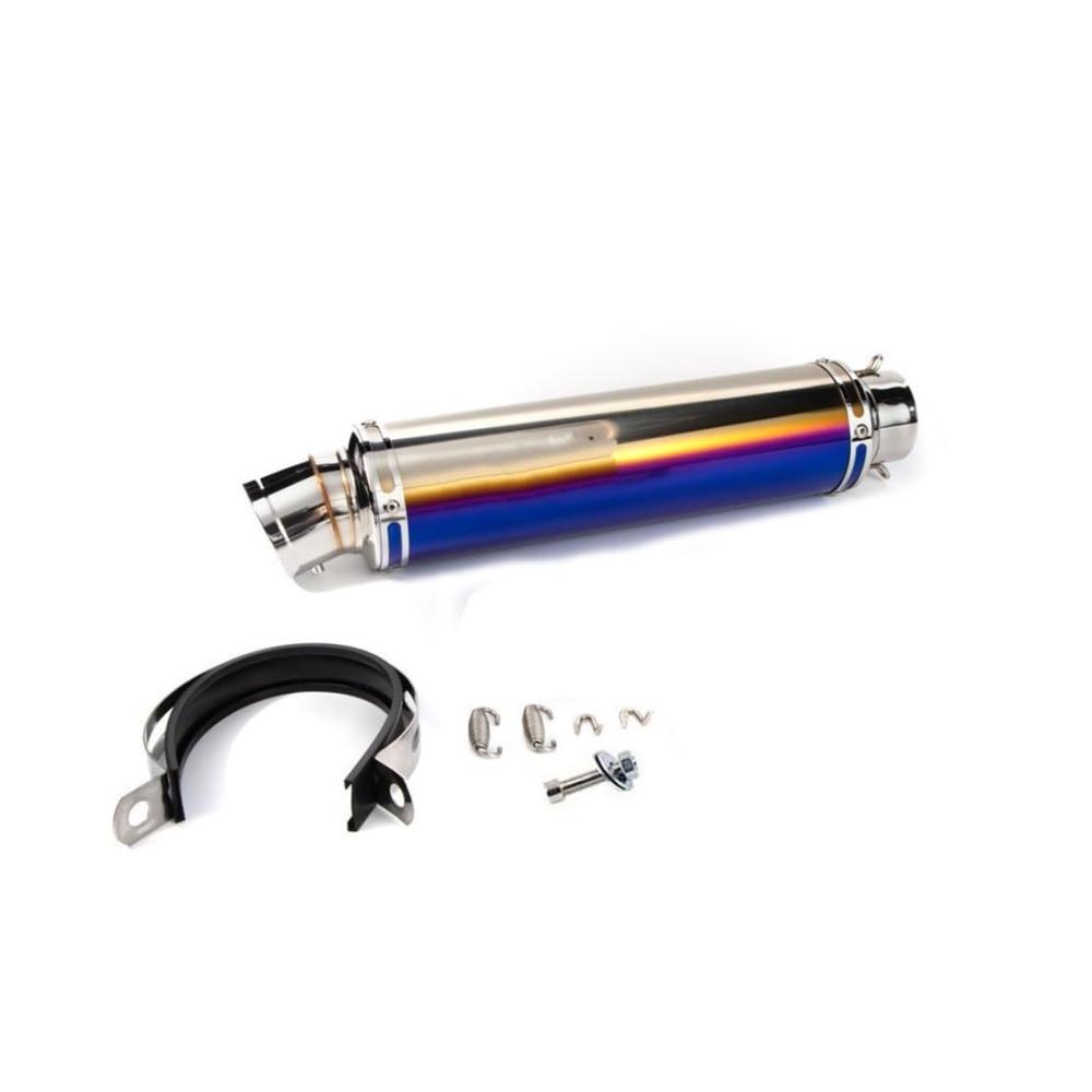 Hochwertiger Endschalldämpfer für Motorräder | Passend für ZX6R MT07 Z900 R1 R6 | 60mm Moto Auspuffrohr mit Yoshimura-Stil | Verbessern Sie den Sound Ihrer Kawasaki Z750 Z800 GSXR R3 | Länge 450mm | In verschiedenen Farben erhältlich
