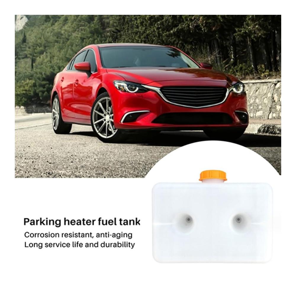 Kraftstofftank 5L Kunststoff-Luftstandheizung | Auto Caravan Tanks mit Abdeckung | Robuster 2-Loch-Ölspeicher | Effiziente Treibstofflagerung | Sicherheit und Leistungsoptimierung