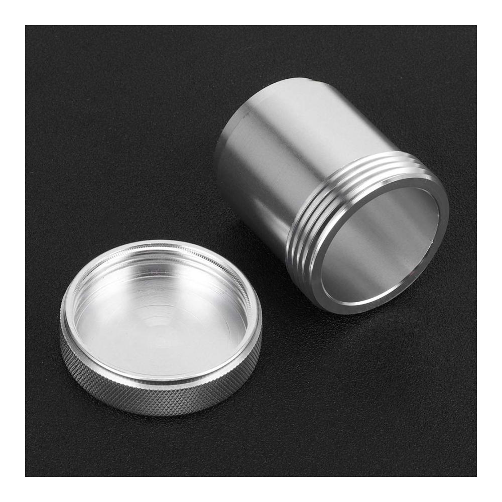 Hochwertiger Tankverschluss Einfüllstutzen aus Aluminiumlegierung mit belüftetem Deckel - Modifiziertes Autoteil für verbesserte Leistung und Stil (Silber