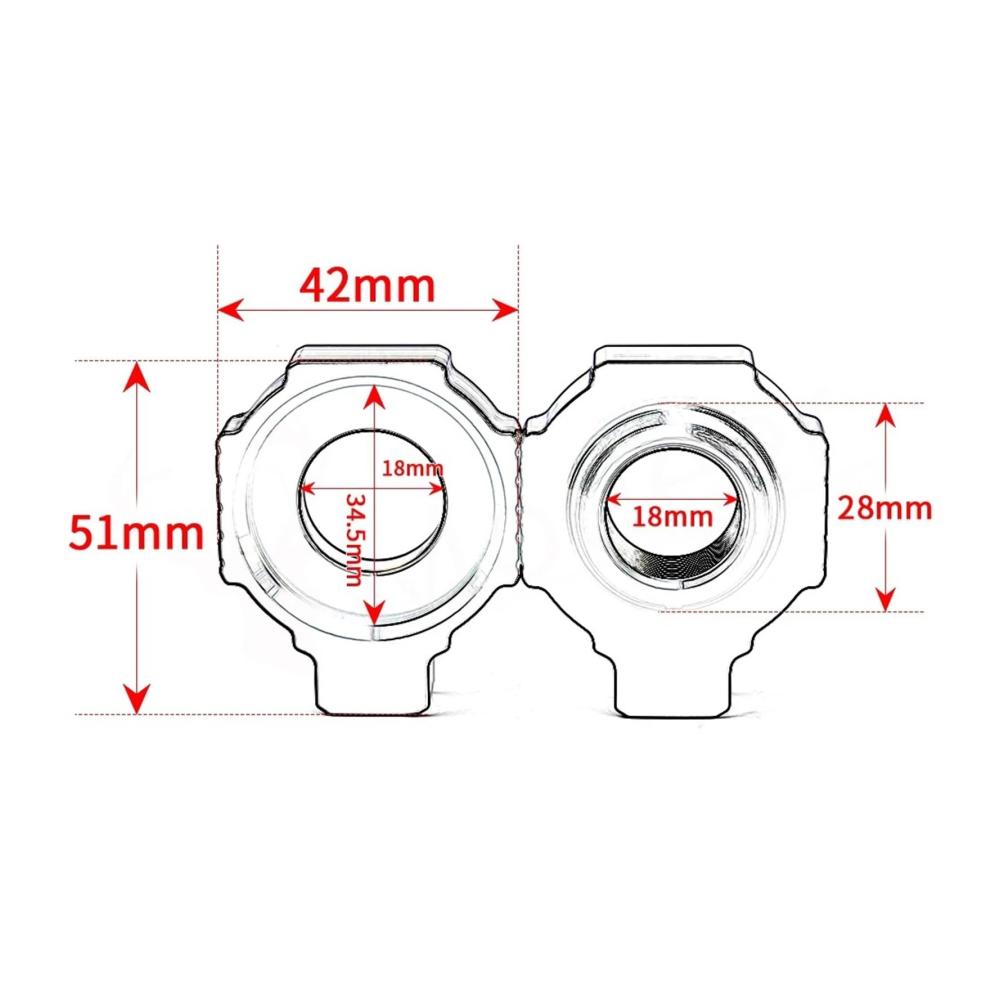 Hochwertiger Antriebsketten-Kettenspanner aus CNC-gefrästem Aluminium für HUS TE250 FE250 TE300 FE300 TE 250 300 FE Motorräder - Einfache Montage und präzise Kettenführung! Perfektes Zubehör für maximale Leistung