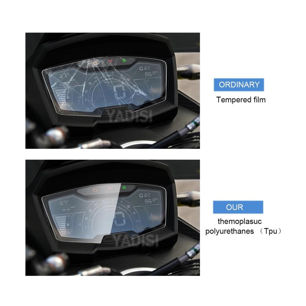 Premium Instrumentenblöcke Displayschutzfolie für Aprilia SR GT 200 125 2022 | Schützen Sie Ihr Armaturenbrett mit diesem hochwertigen Zubehör | Klare Screen Protector Folie für optimale Sicht