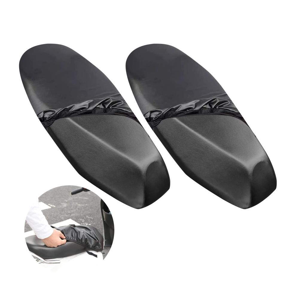 Hochwertige Sitzbezüge im 2er-Pack für 50-70cm Sitze - Wasserdichter Schutz für Motorrad- und Rollersitze - Praktischer Sitzschutz mit Gummiband - Ideal für lange Fahrten und Schutz vor Staub und Kissen