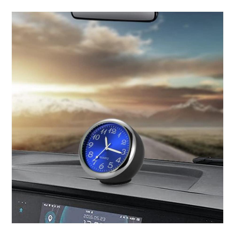 Erleben Sie Präzision! Mini Auto Hygrometer/Thermometer/Uhr - Tragbarer 40mm Luftfeuchtigkeitsmessgerät mit Quarzuhr fürs Armaturenbrett - Temperaturanzeige und Feuchtigkeitsmesser Thermometer - Praktisches Auto-Ornament für exakte Klimakontrolle. Ideal für unterwegs