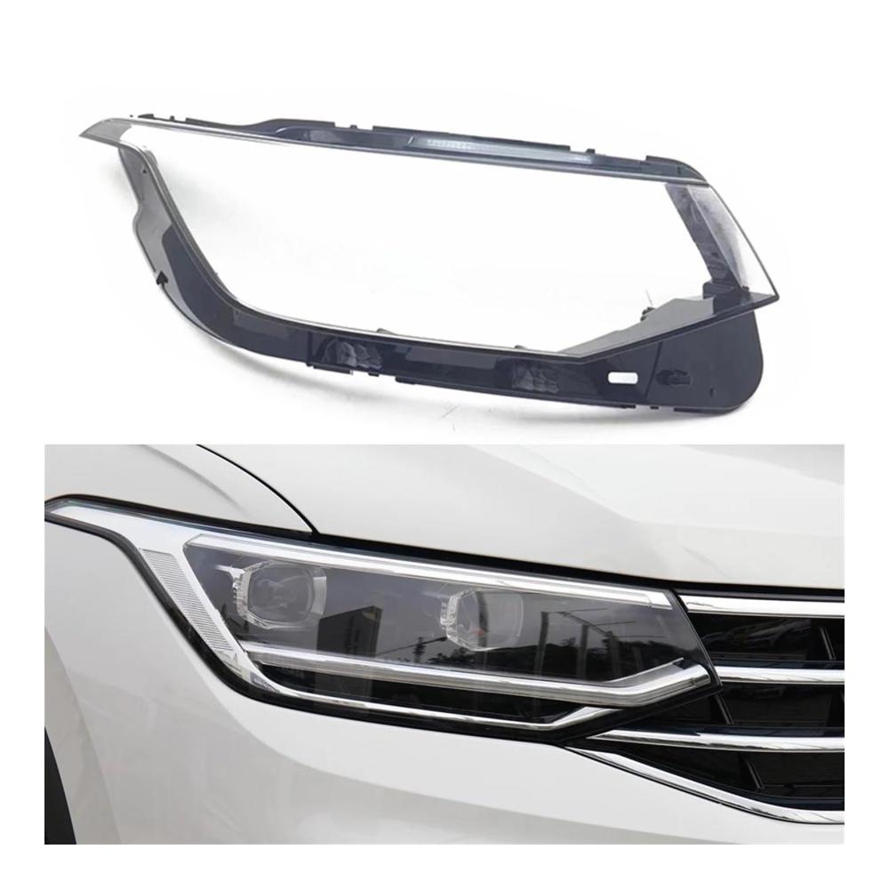 Hochwertige Abdeckungen für Autoscheinwerfer | Lampenschirm Glas Lampenabdeckung | Passend für VW Tiguan 2022 2023 | Schützen Sie Ihre Scheinwerfer mit Stil