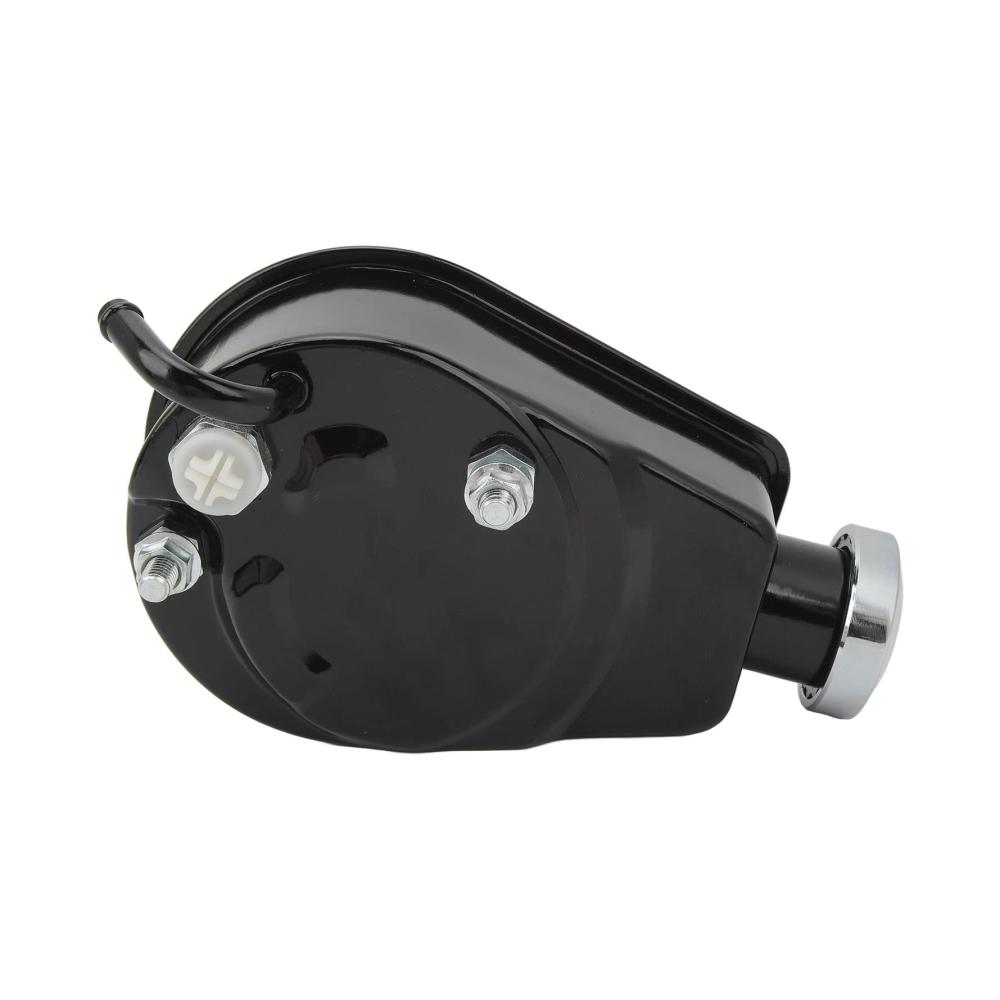 Hochwertige Servolenkungspumpe für SBC Street Rods | Passend für Saginaw-Pumpen mit 5/8 Keilwelle | Kompatibel mit den meisten Autos von 1965 bis 1979 | Zuverlässige Servopumpen (Schwarz