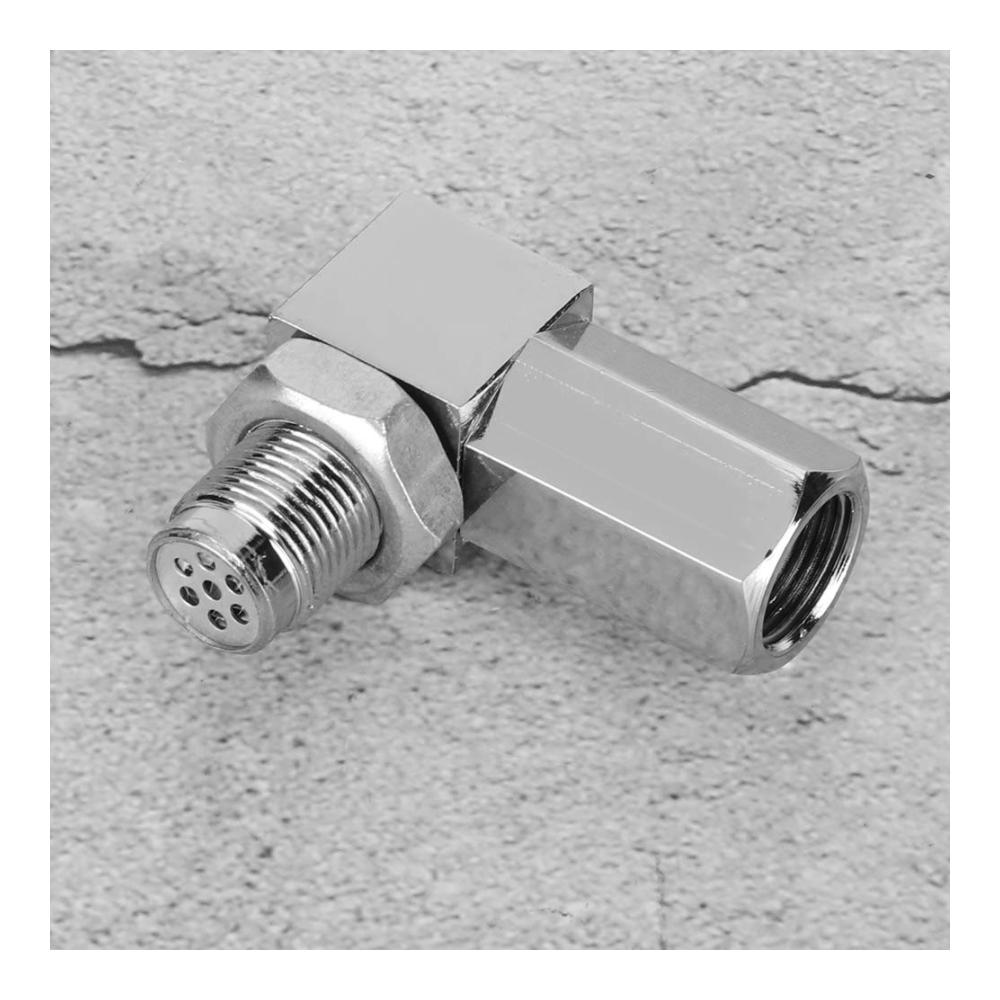 Optimieren Sie die Leistung Ihres Autos mit unseren hochwertigen Lambdasonden | 90° Auto Sauerstoffsensor Distanzstück CEL Bung Fix Check Motorlicht Mini Katalysator Auto Zubehör | M18X1.5 Katalysator