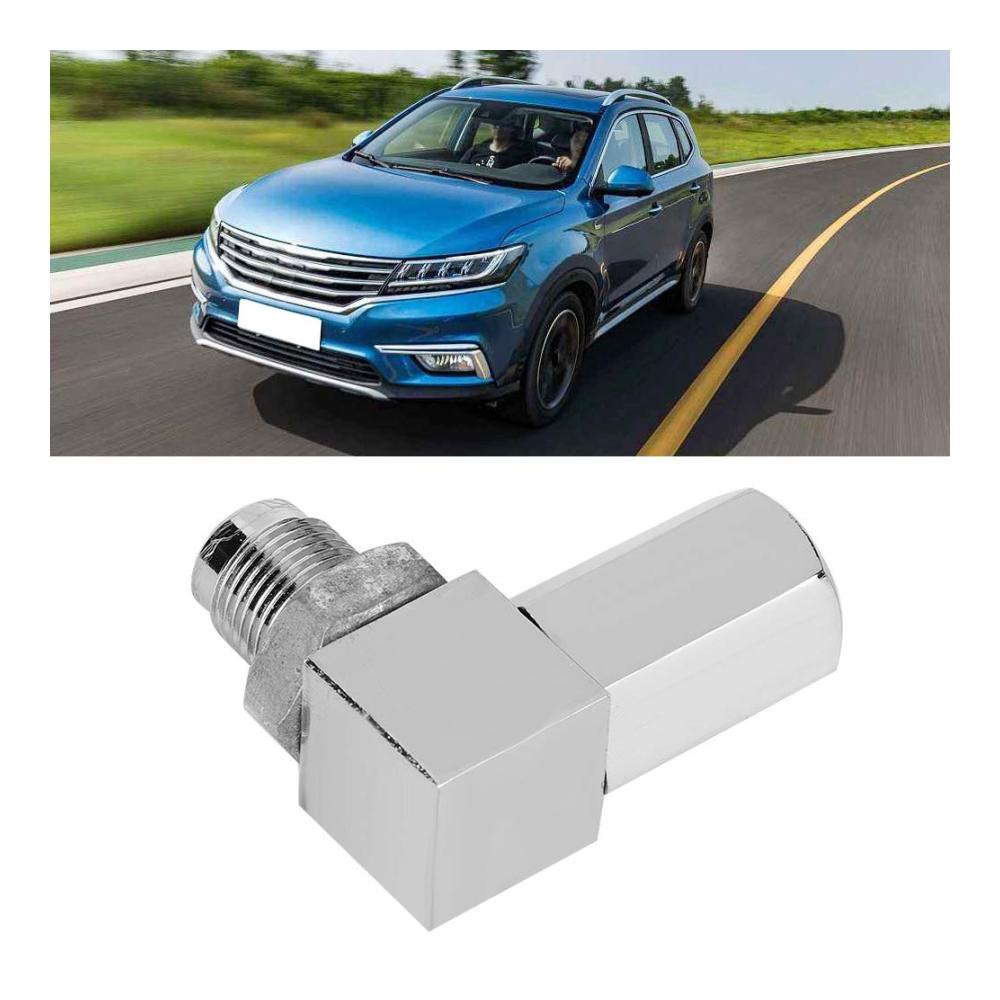 Optimieren Sie die Leistung Ihres Autos mit unseren hochwertigen Lambdasonden | 90° Auto Sauerstoffsensor Distanzstück CEL Bung Fix Check Motorlicht Mini Katalysator Auto Zubehör | M18X1.5 Katalysator
