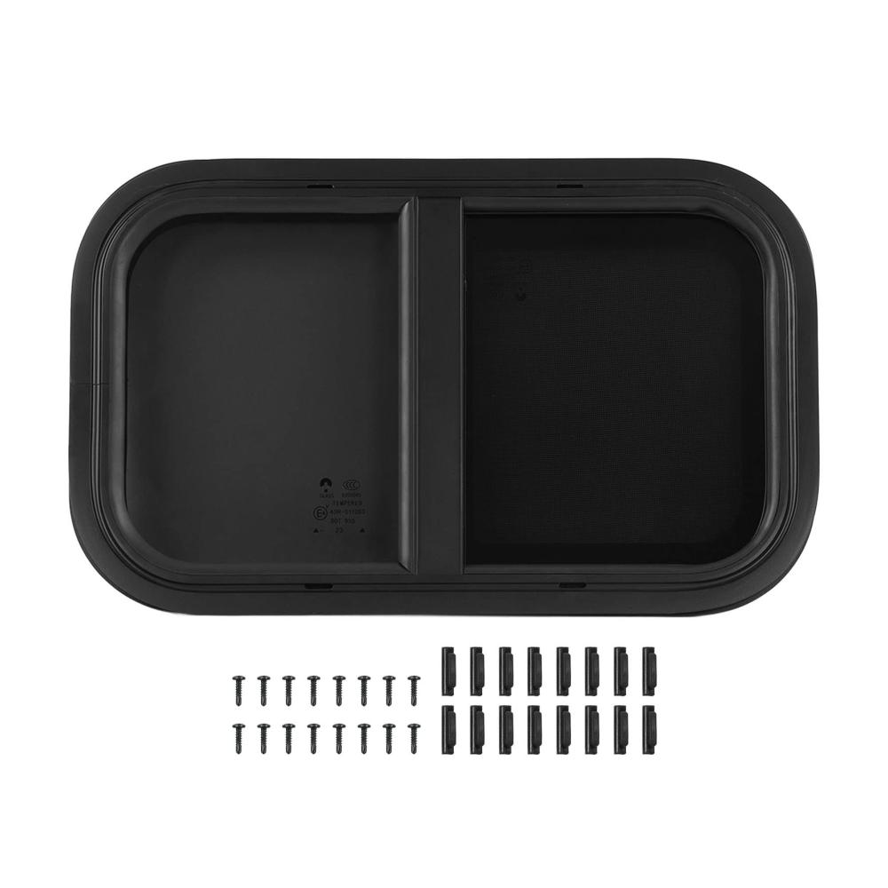 Erstklassiges Wohnmobil-Push-Pull-Fenster mit abgerundeten Ecken | Wasserdicht & versiegelt | Glatt & poliert | Ideal für Wohnmobil-Technikfahrzeuge | Langlebiges Fensterdesign