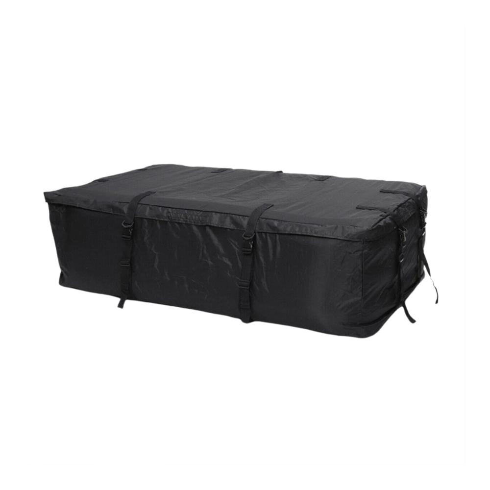 Premium Dachboxen für jedes Fahrzeug | Robuste Autodach-Gepäck-Softbox mit hoher Stabilität | Inkl. Gepäckträgerbefestigung | Schwarz