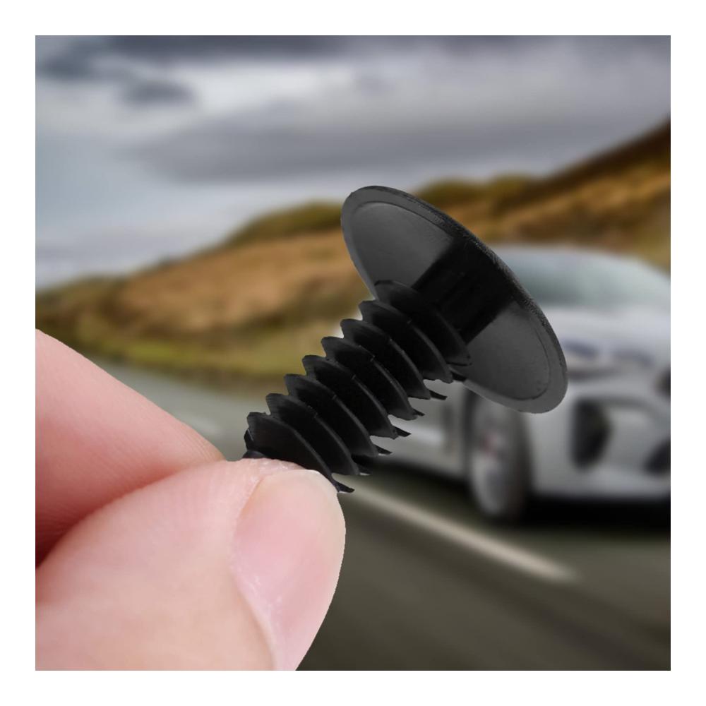 Haken für Sonnenblenden | 100-teiliges Kfz Clip Sortiment | Universelle Autotürverkleidung Stoßstangennieten | Befestigungselemente für einfache Installation | Praktisches Druckstift Set