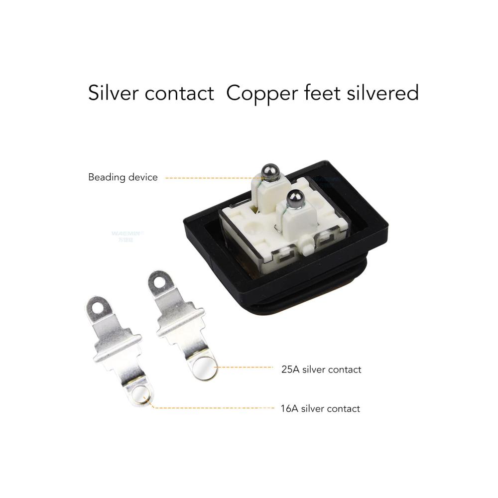 10er Pack Kippschalter 4-polig 30A 125V 250V - Wasserdicht IP55 Flammhemmend & Verschleißfest - Ideal für Autoumbau - Einfach zu bedienen & langlebig - Wippschalter