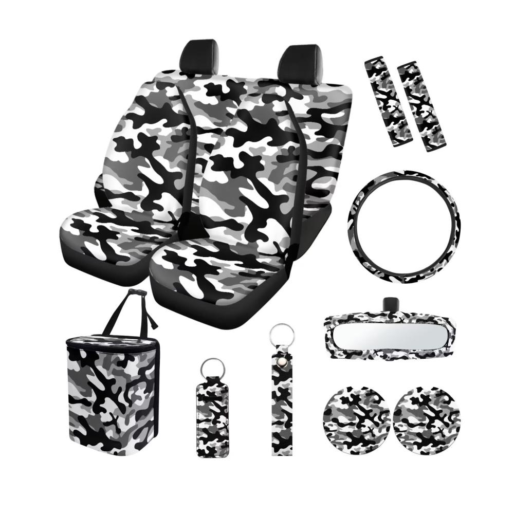 Weiß, Schwarz, Camouflage