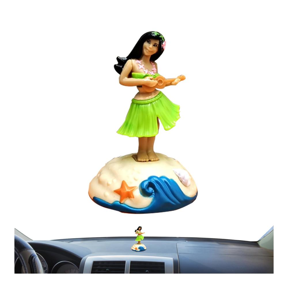 Cartoon Dekorationen fürs Armaturenbrett | Tanzendes Mädchen Kopfschüttelndes Ornament | Lustige Autoinnenraumfiguren für Road Trips und mehr
