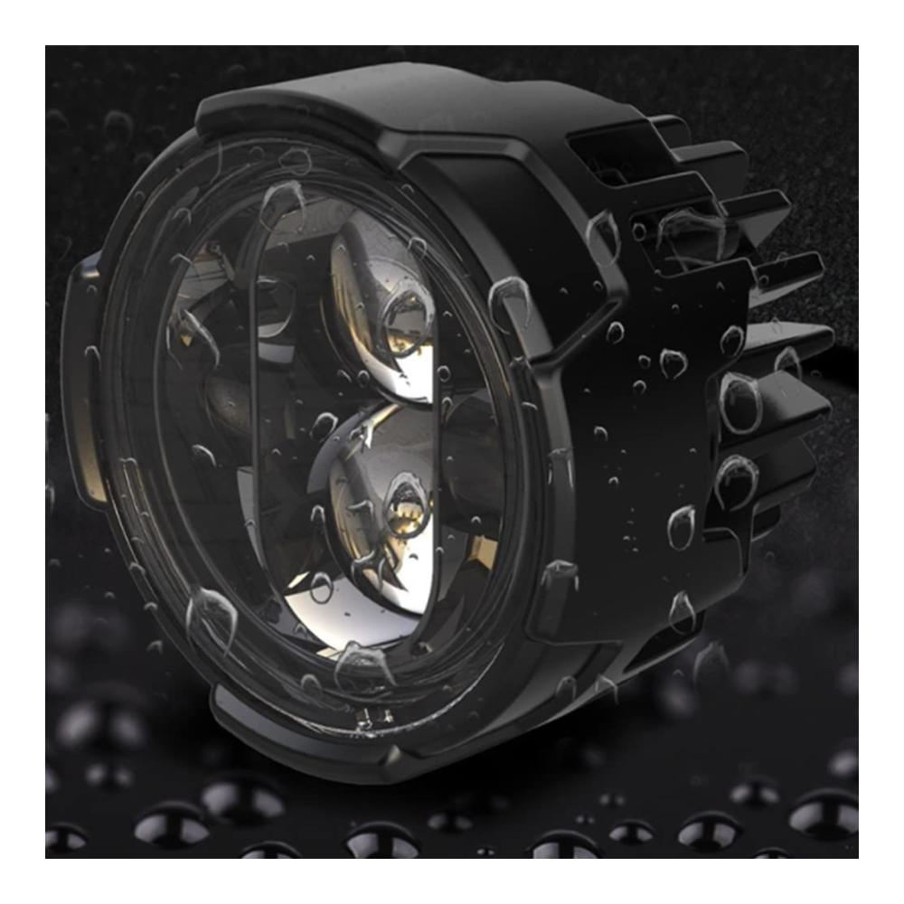 2 Stück Hochleistungs-Motorrad-Frontscheinwerfer-Set | 120W 12000LM 6000K Nebelscheinwerfer für BMW R1200GS F800GS F700GS F650 K1600 | Arbeitsscheinwerfer für klare Sicht und Sicherheit