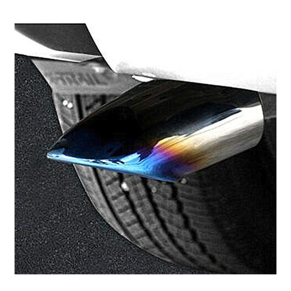 Entdecken Sie die Power Universal Auspuffblende für Autos - Glänzender Silber-Auspuff für einen sportlichen Look - Verbessern Sie Ihren Auspuff jetzt