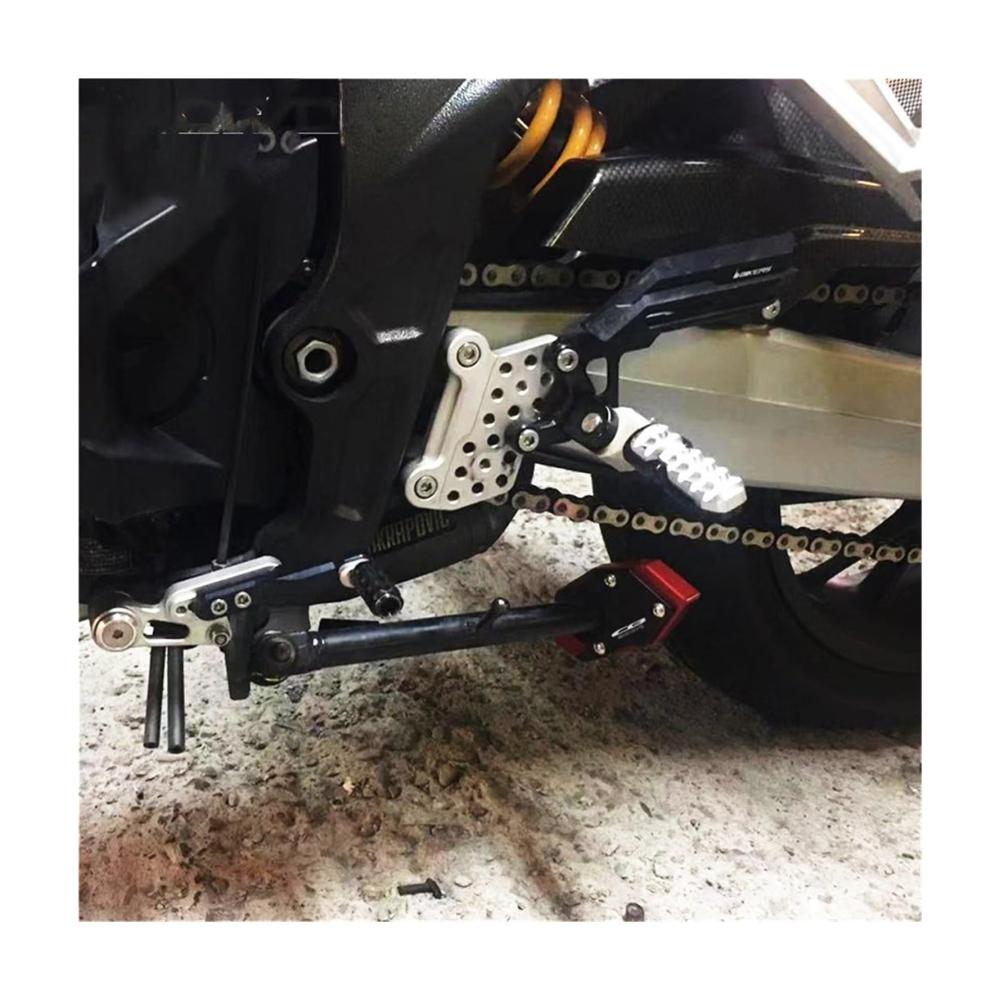 Erweiterte Unterstützung Motorrad Ständer Pad für HON&DA CB300R CB250R CB 250R 300R 2013-2020 | Verlängerte CNC Kickstand Fußseite | Verbesserte Standfestigkeit | Farbe 6 Größe für CB300R
