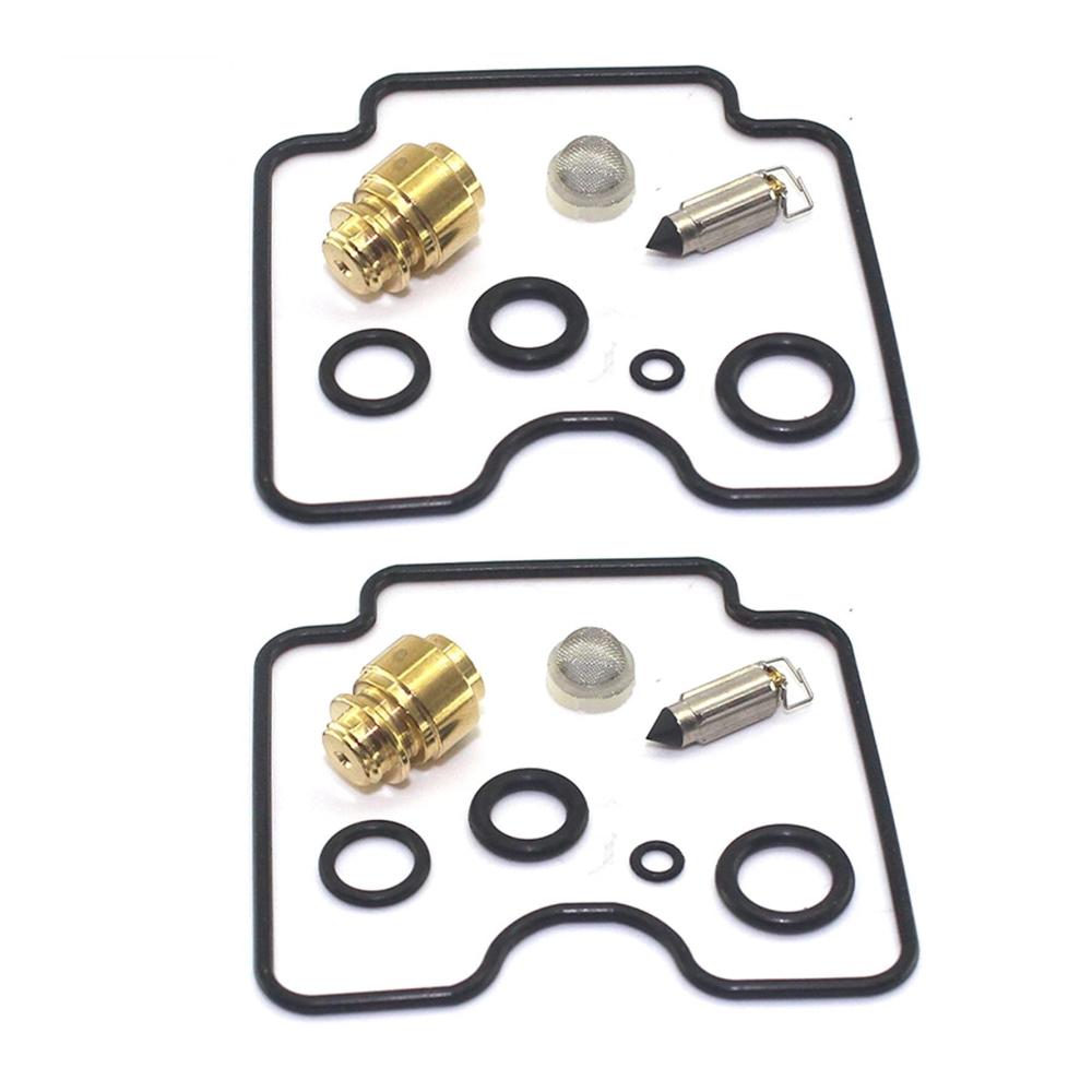 Hochwertiges Vergaseranlagen-Reparatur-Kit für Suzuki XF650U XF650 XF 650 1997-2002 | Inkl. Floating Nadelsiegel | Optimieren Sie die Leistung Ihres Motorrads! (Farbe 2 Sets