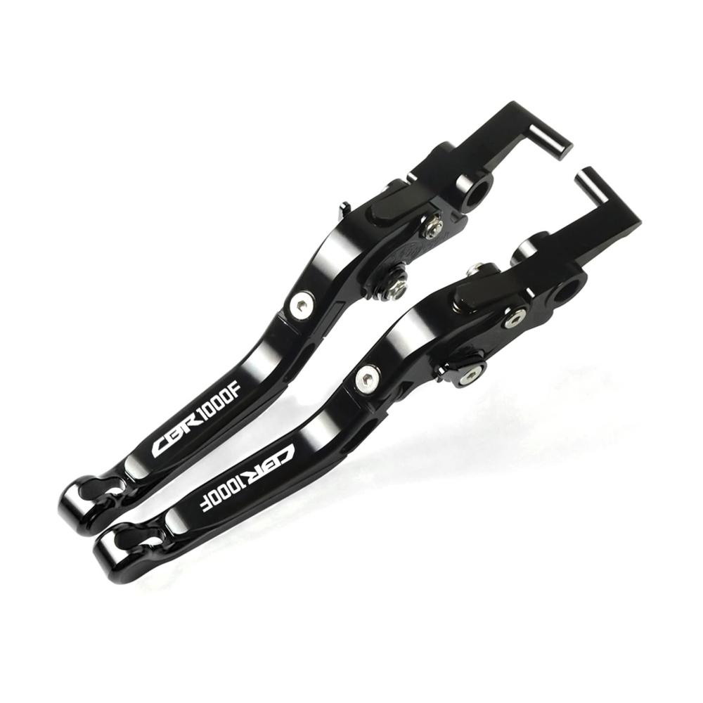 Klappbare ausziehbare Kupplungs- & Bremshebelsets für CBR1000F SC24 | Verstellbare Hebel für präzise Kontrolle | Passend für Modelle 1993–1998 | Schwarz