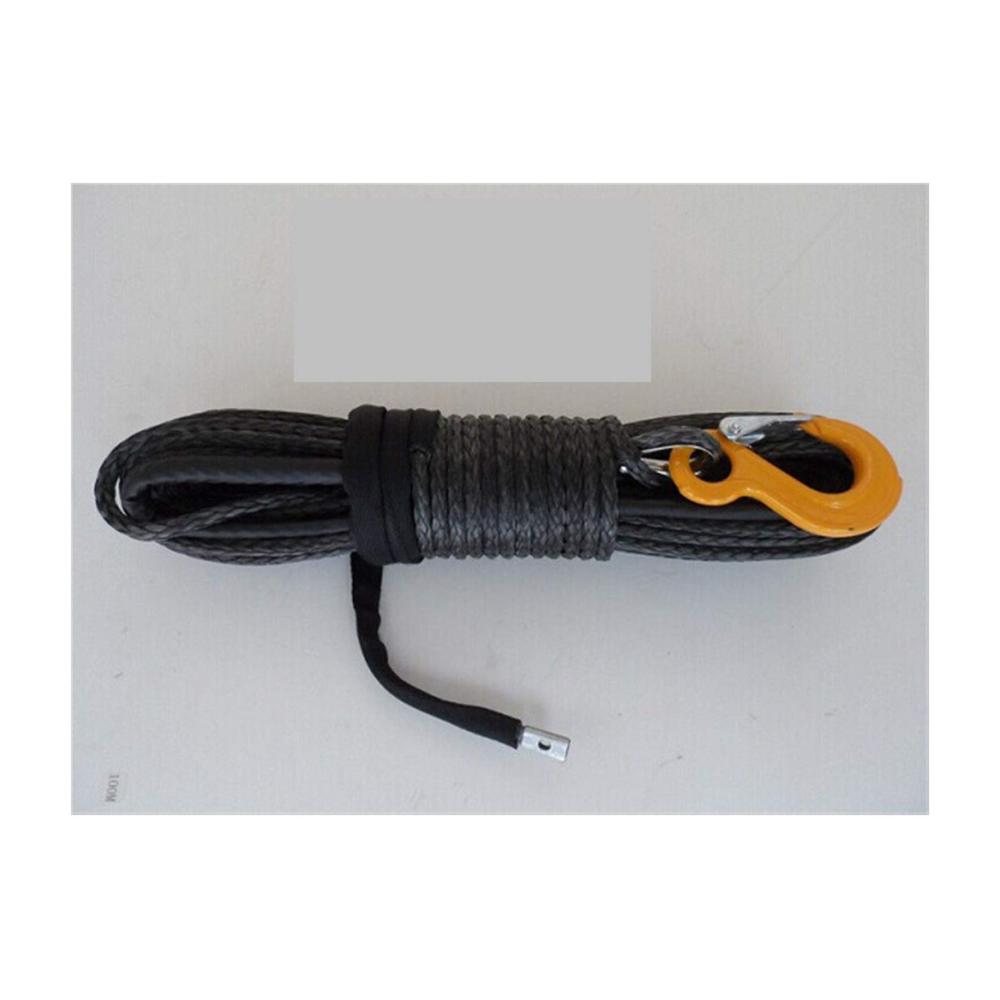 Premium Abschleppseil 12Strand 8mm * 30m Winde Seil - Starkes synthetisches Seil für Offroad-Abenteuer - Hohe Tragfähigkeit und Zuverlässigkeit garantiert