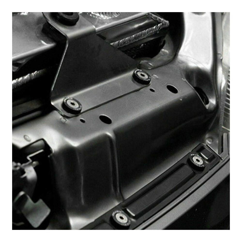 Erhalten Sie 10 hochwertige M6 Kleinteile Motorrad Verkleidungsschrauben Kotflügelschrauben CNC Aluminium Clips und mehr. Ideal für Auto Roller und mehr