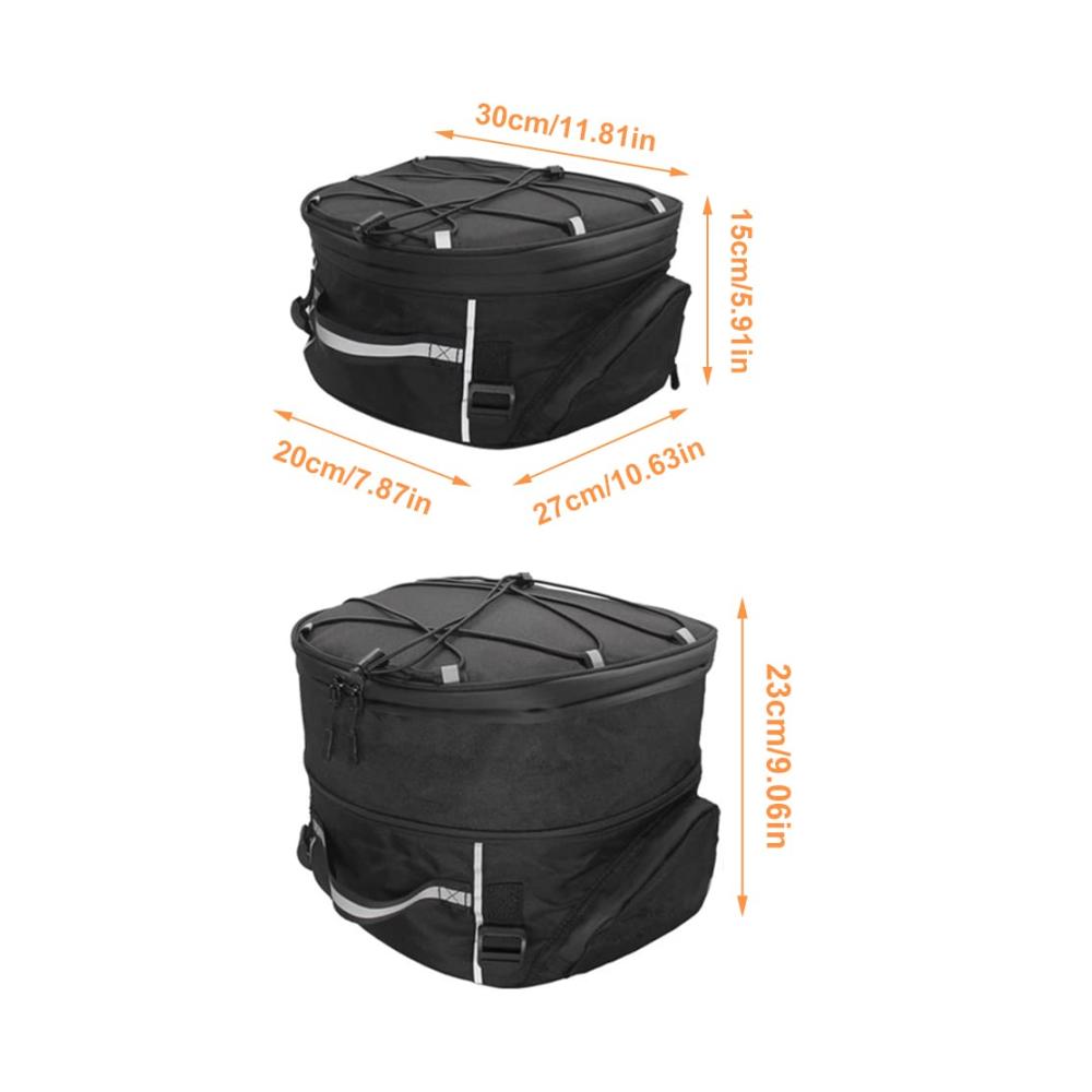 Hochleistungs Motorrad Hecktasche aus Leder | Wasserdichte Satteltaschen & Helmtasche | Aufbewahrungstaschen für BMW R1200GS & R1250GS | Motorradzubehör für Abenteuerfahrten | Robust & Stilvoll
