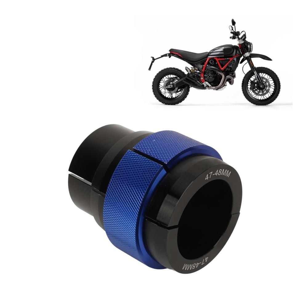 Flüssigkeitsextraktoren Hochwertiges Öldichtungs-Installationswerkzeug-Set für Motorradgabelbeine (47-48mm). Perfekt für Dirt Bikes & Fahrradgabeln aus Aluminiumlegierung