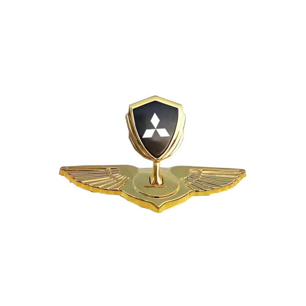 Hochwertiges Auto Emblem für Mitsubishi Space Star 2016–2019 | Metall Logo Sticker für Motorhaube & Kofferraum | Wasserdicht & Dekorativ | Perfektes Styling Zubehör für Ihr Fahrzeug