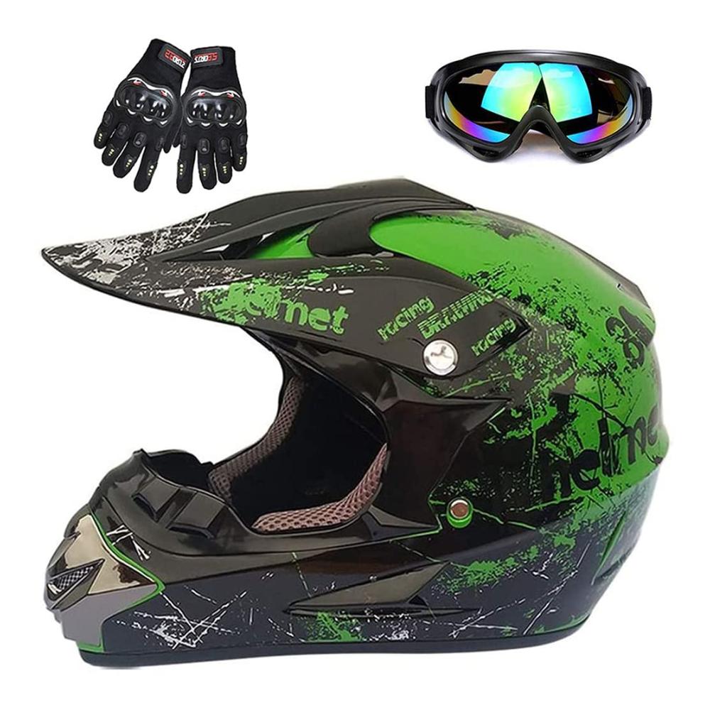 Motocrosshelme für Kinder - Sicherheit und Stil für junge Abenteurer | Roller Ski ATV Helm | ECE-Zertifizierung für alle Jahreszeiten | Ideal für Motocross Fahrrad und mehr