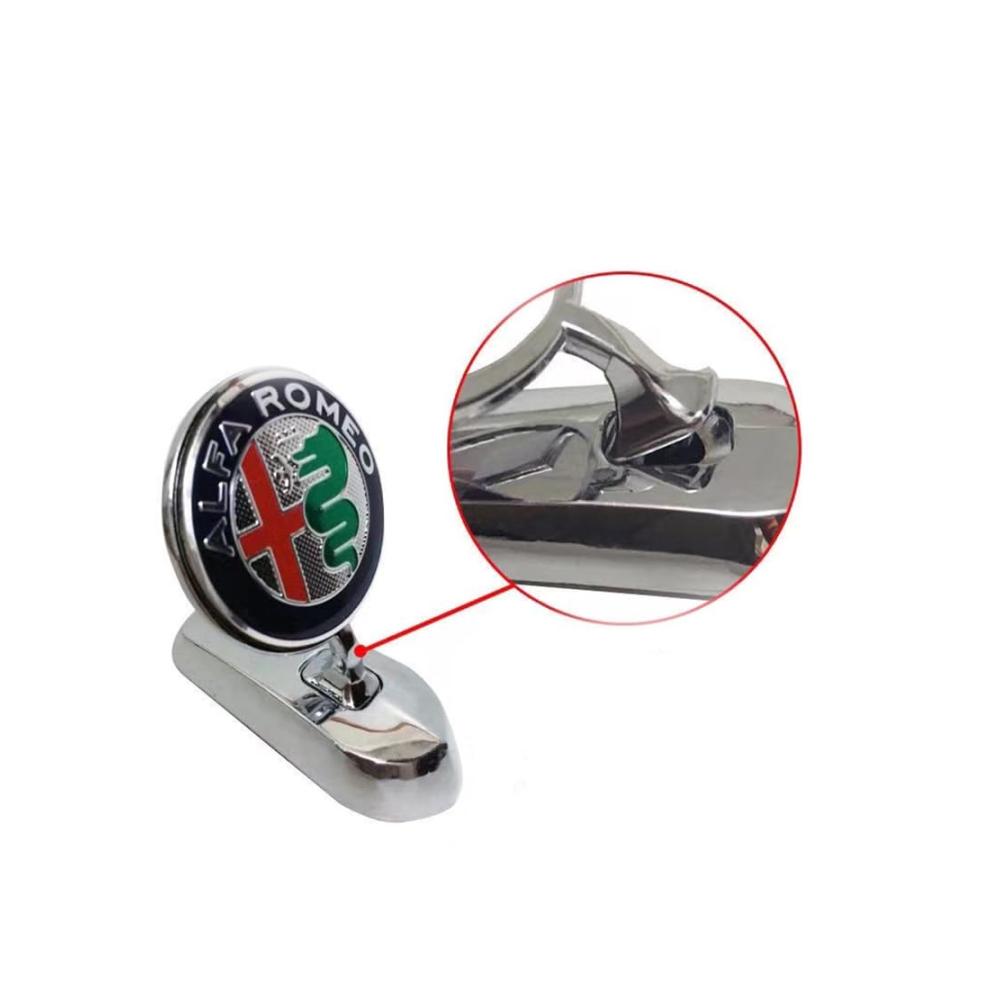 Hochwertiges Auto Emblem Aufkleber für Alfa Romeo Brera 2005-2010 | Metall Logo Sticker für Motorhaube & Kofferraum | Wasserdicht & Dekorativ | Perfektes Accessoire für Car Styling & Anpassung | Haltbar & Stilvoll | Embleme die Ihren Wagen herausheben