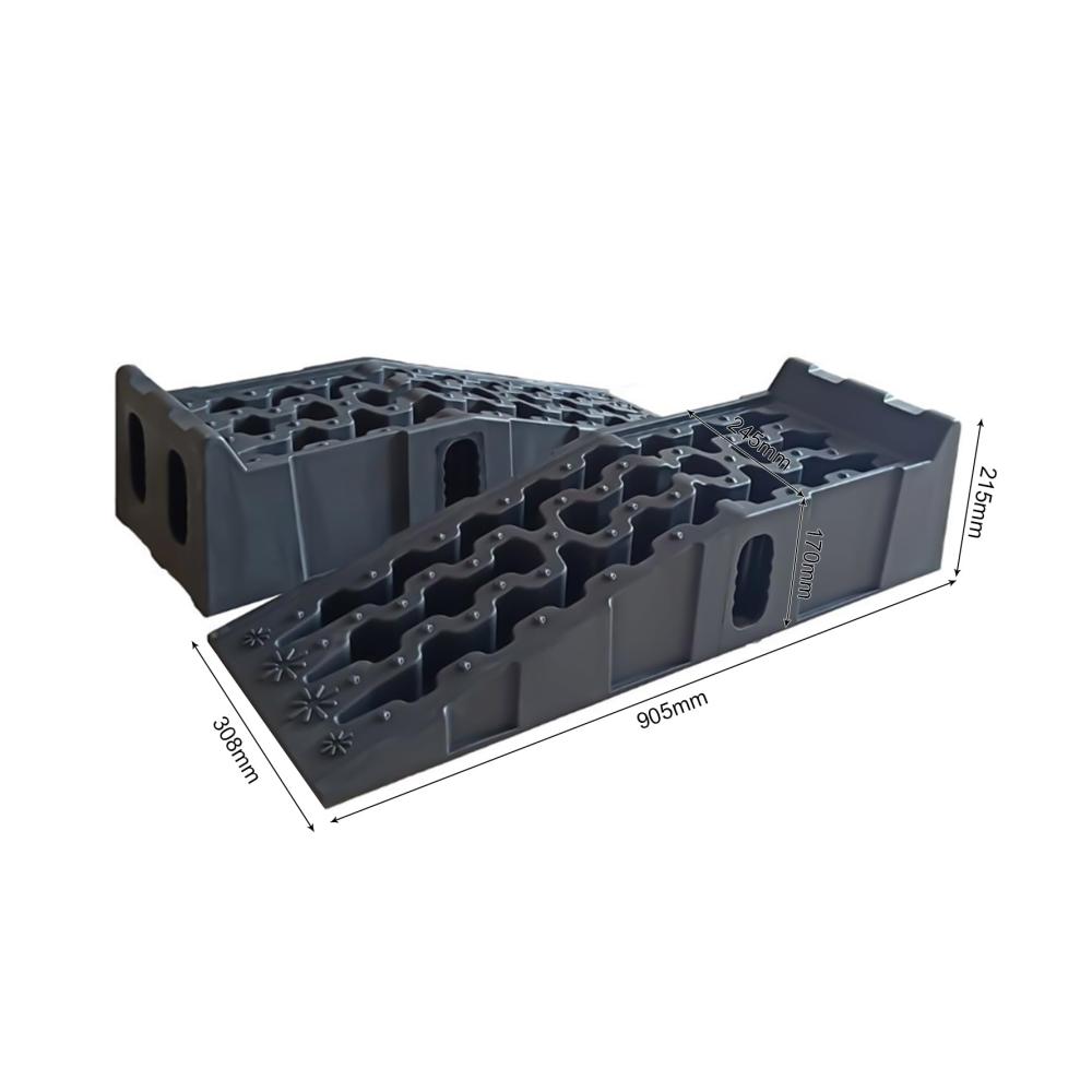 Professionelle 725-Tonnen Laderampen für Auto & LKW | Extra breit stabil & sicher | Ideal für PKW SUV & KFZ | Schwarz 7250kg Kapazität | Auffahrschiene für müheloses Beladen & Entladen