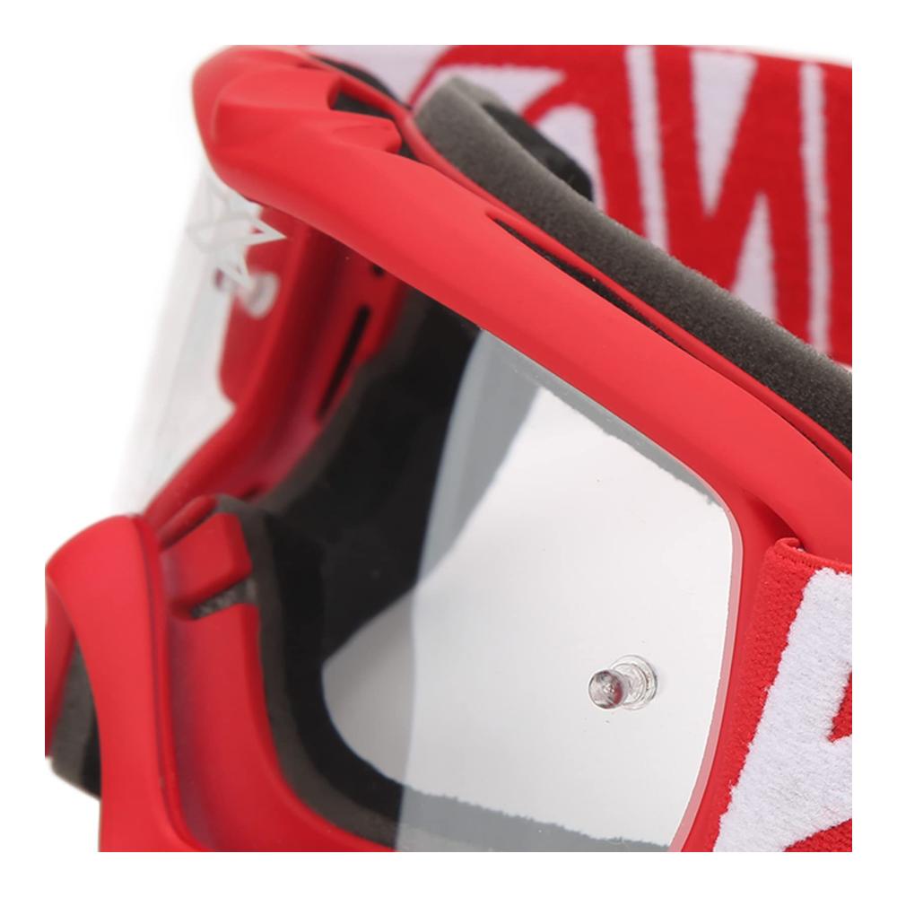 Sturzsichere Motorradbrille – Komfortable Motocross-Brille für klare Sicht. Robust & Transparent Ideale Schutzbrille fürs Klettern & Offroad-Abenteuer