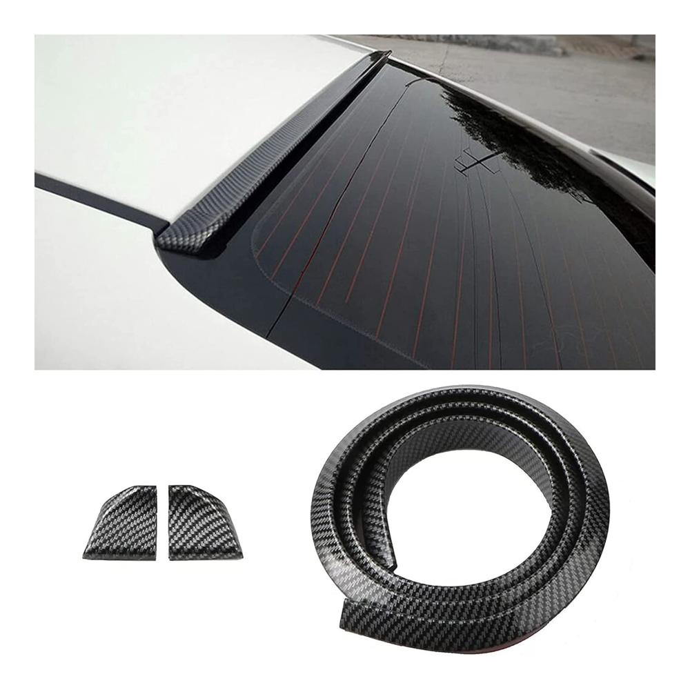 Attraktiver 15 m/49 Fuß Auto-Heckspoiler für X3 G01 F25 E83 2003–2021 2022 2023 2024! Weicher Gummi-Auto-Lippen-Heckflügel ohne Stanzen A-45 cm breit. Sofortiger Style-Upgrade