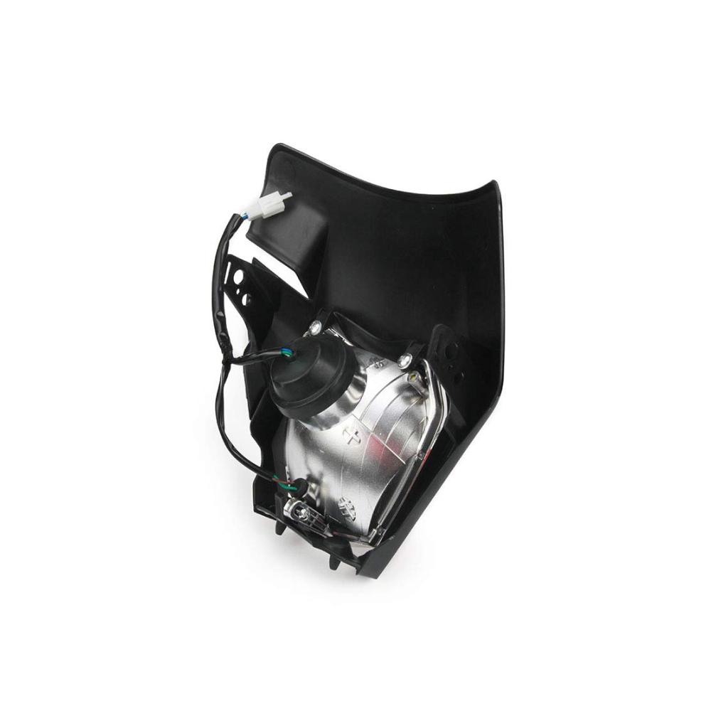 Hochwertige Frontscheinwerfer Lichtmaske für Motorrad Dirt Bike | Tagfahrlicht Verkleidung Maske für EXC250 SX250 SXF250 EXC450 SX350 SXF450 EXC525 640LC4 Enduro ATV Scooter