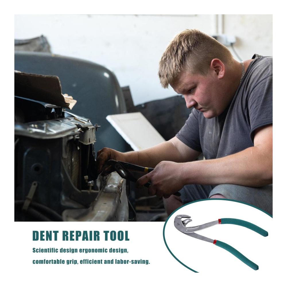 Abzieherset Grün Ausbeulwerkzeug Kotflügelkantenzange | Reparaturwerkzeug für Auto-Dellen | Universale Karosserie Zangen | Blattkanten Reparatur Werkzeuge