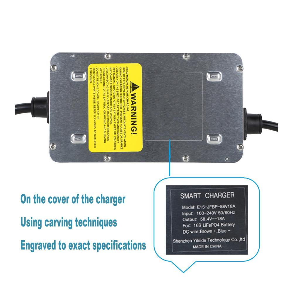 Robustes Wasserdichtes 48V 15A Golfwagen-Batterieladegerät | Für G19-G22 Elektrofahrzeuge | Schnellladung mit Erhaltungsfunktion | Zuverlässiges Ladegerät für Golfwagen | Langlebig und Effizient | Ladegeräte
