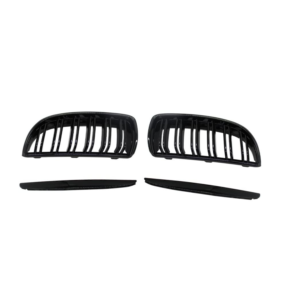 Glanzschwarzer Frontgrillspoiler-Set für BMW 3er E90 E91 05-08 | Verbessern Sie das Aussehen Ihres Fahrzeugs mit diesen hochwertigen Nieren-Grills! Kompatibel mit 325xi 320i 325i 328i 330i 335i xDrive